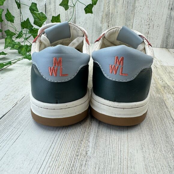 Madewell Court Sneakers Leather and Mesh Casual Athleisure Tennis Shoes Size 6.5 - Picture 5 of 8